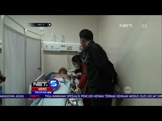 Pedagang Mainan VS Pedagang Balon, 1 Runtuh Dihantam Pipa Besi NET5