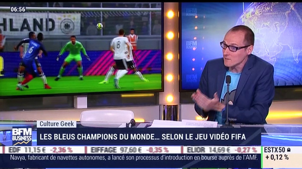 Anthony Morel: Le jeu vidéo FIFA prédit les résultats de la Coupe du monde 2018 - 07/06