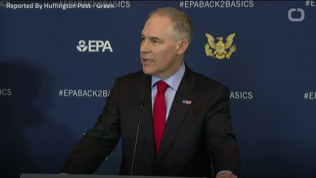 A Top Aide For EPA Administrator Scott Pruitt Resigns