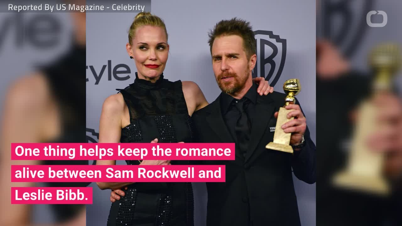 Sam Rockwell Has This Relationship 'Rule' With Leslie Bibb