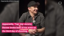 Jeremy Renner’s Broken Arms Digitally Removed From Tag
