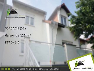 Maison A vendre Forbach 125m2 + Terrain 200m2