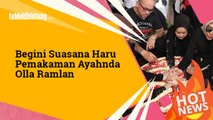 Isak Tangis Iringi Pemakaman Ayahanda Olla Ramlan