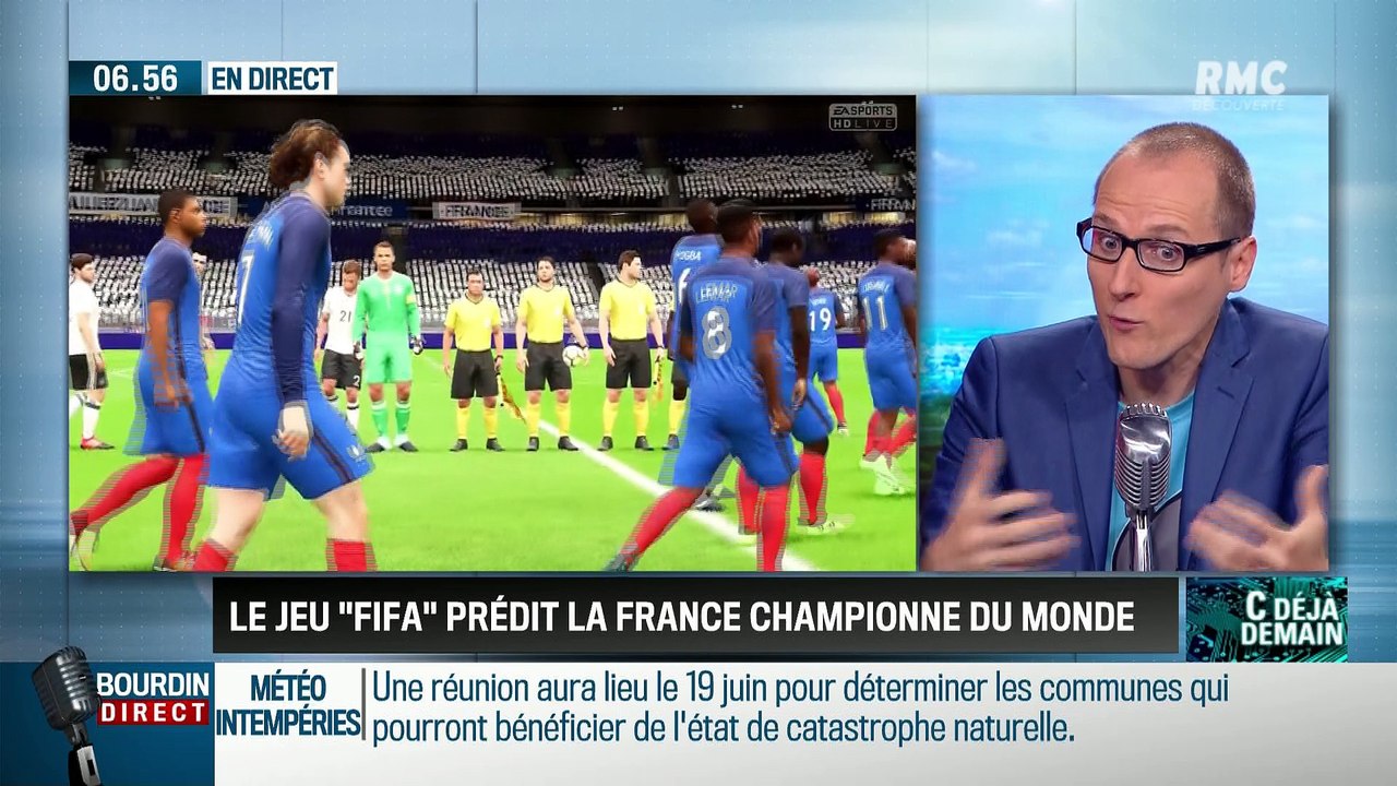La chronique d'Anthony Morel : Le jeu "Fifa" prédit la France championne du monde - 07/06