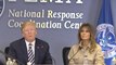 President Trump And First Lady Melania Trump Get Hurricane Ready
