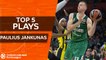 Top 5 plays, Paulius Jankunas, All-EuroLeague Second Team