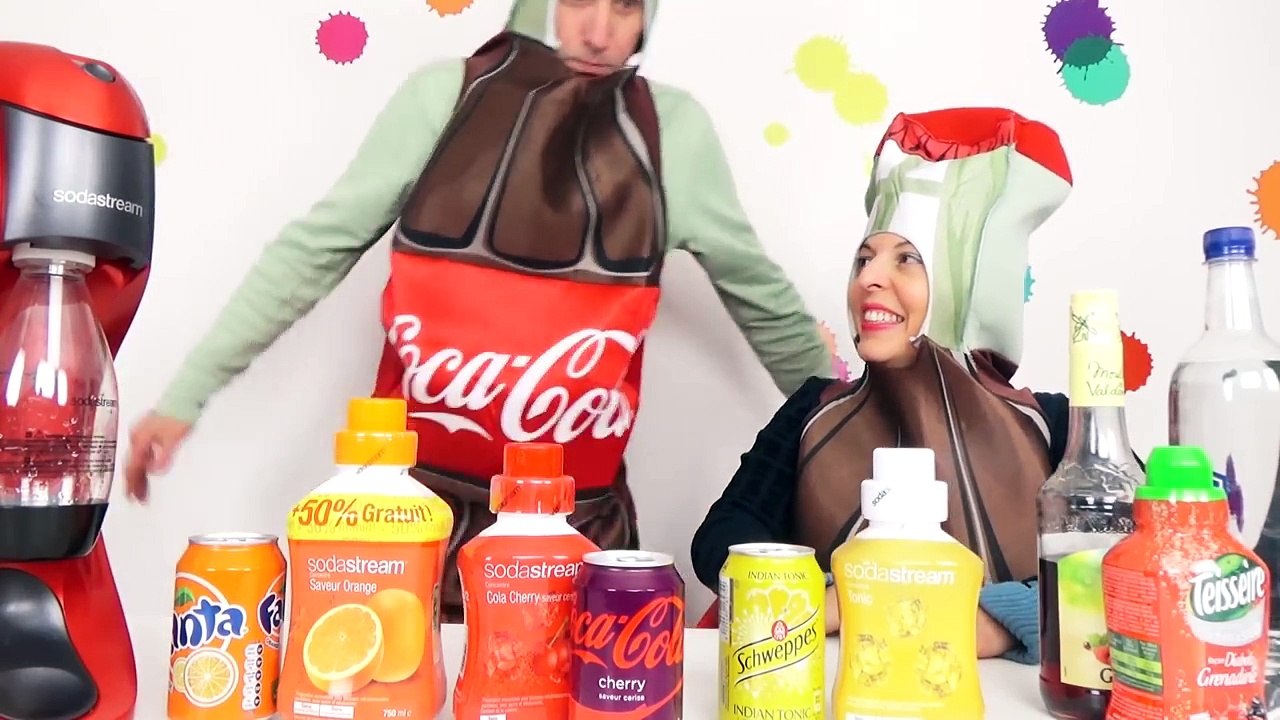 SODA challenge ! VRAIS SODAS vs FAUX SODAS - Challenge en couple Mélanie défie Alex - Démo Jouets