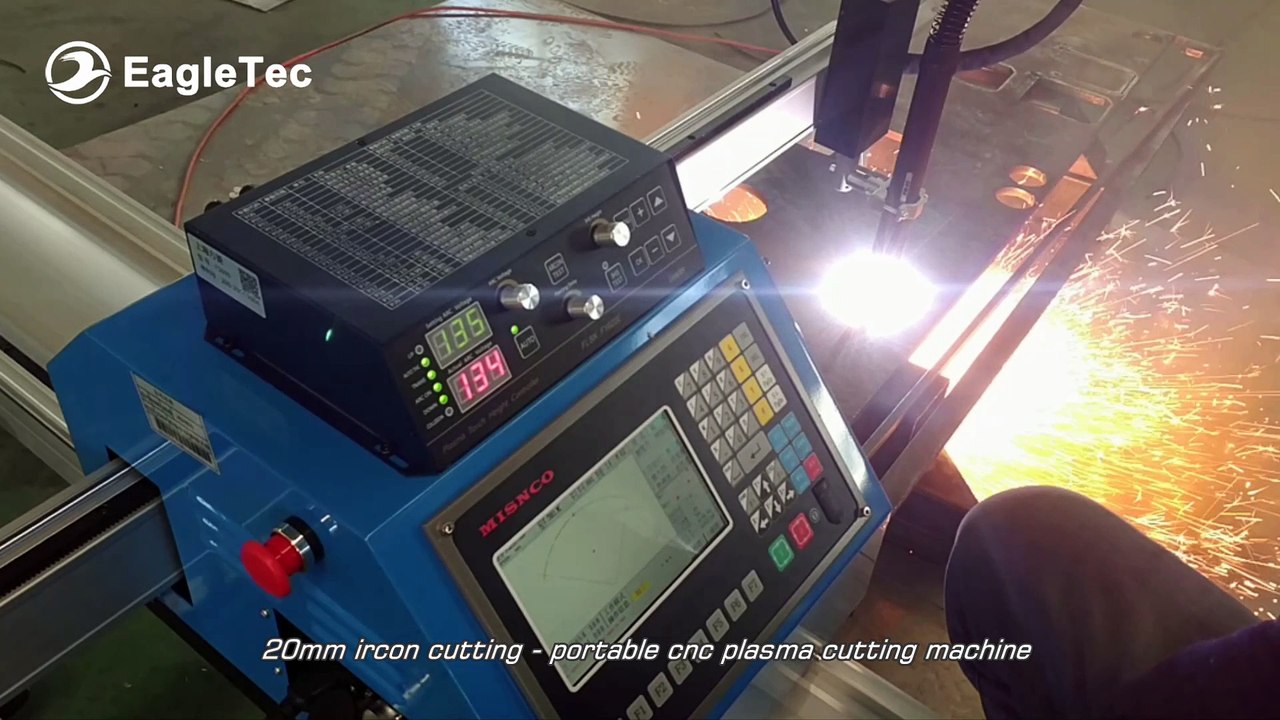 Portable Plasma Table 5x10 1500x3000mm Cutting on 20mm Mild Steel