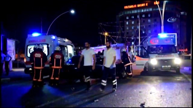 Hurdaya Dönen Araçtan Burnu Bile Kanamadan Çıktı