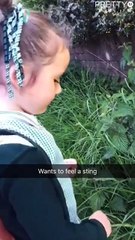 Elle voulait être piquée par une ortie