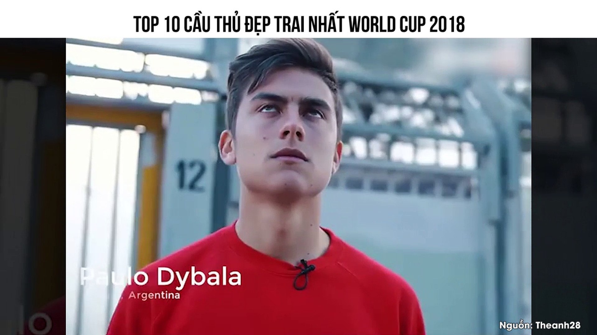 TOP 10 CẦU THỦ ĐẸP TRAI NHẤT WORLD CUP 2018 - Video Dailymotion