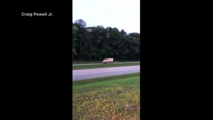 Course poursuite entre la police et un engin blindé volé