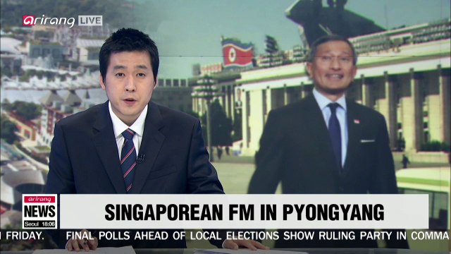 Singapore's FM to visit Pyongyang ahead of North Korea-U.S. summit