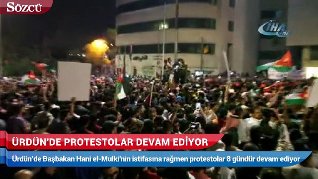 Ürdün'de protestolar devam ediyor