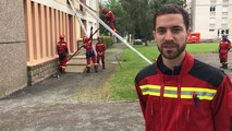 Exercice des pompiers du SDIS14