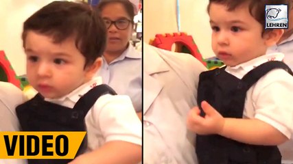 Taimur Ali Khan CAUGHT Talking To Paparazzi
