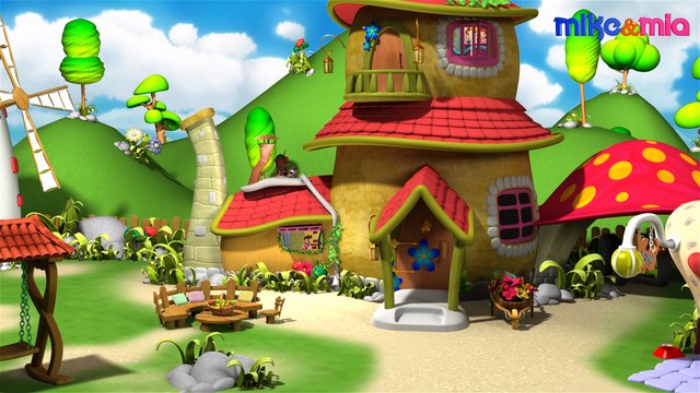 Little Miss Muffet Nursery Rhyme with Lyrics | 3D Baby Songs and Kids Songs | Rhymes for Children