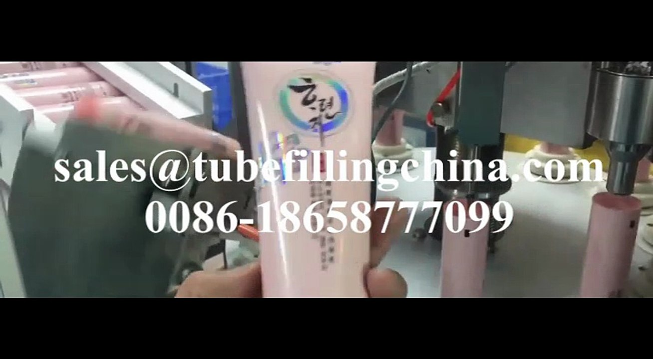cosmetic tube filling and sealing machine,tube filling sealing machine