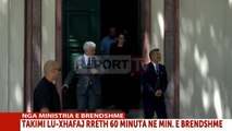 Report TV - Opozita i kërkon dorëheqjen, Donald Lu i shkon në zyrë Fatmir Xhafajt