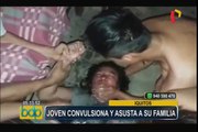 Iquitos: joven convulsiona y familiares piensan que estaba poseída