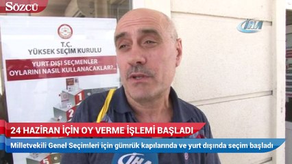 下载视频: 24 haziran için oy verme işlemi başladı