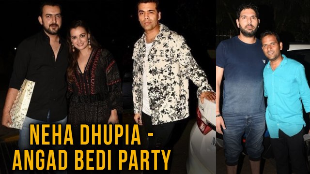 Neha Dhupia - Angad Bedi Host Party For Stars | Karan Johar, Yuvraj Singh And Dia Mirza