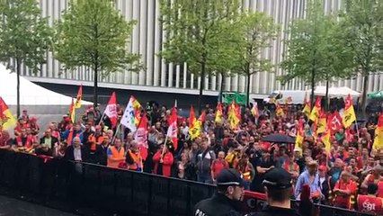 Laurent Brun s'adresse aux cheminots