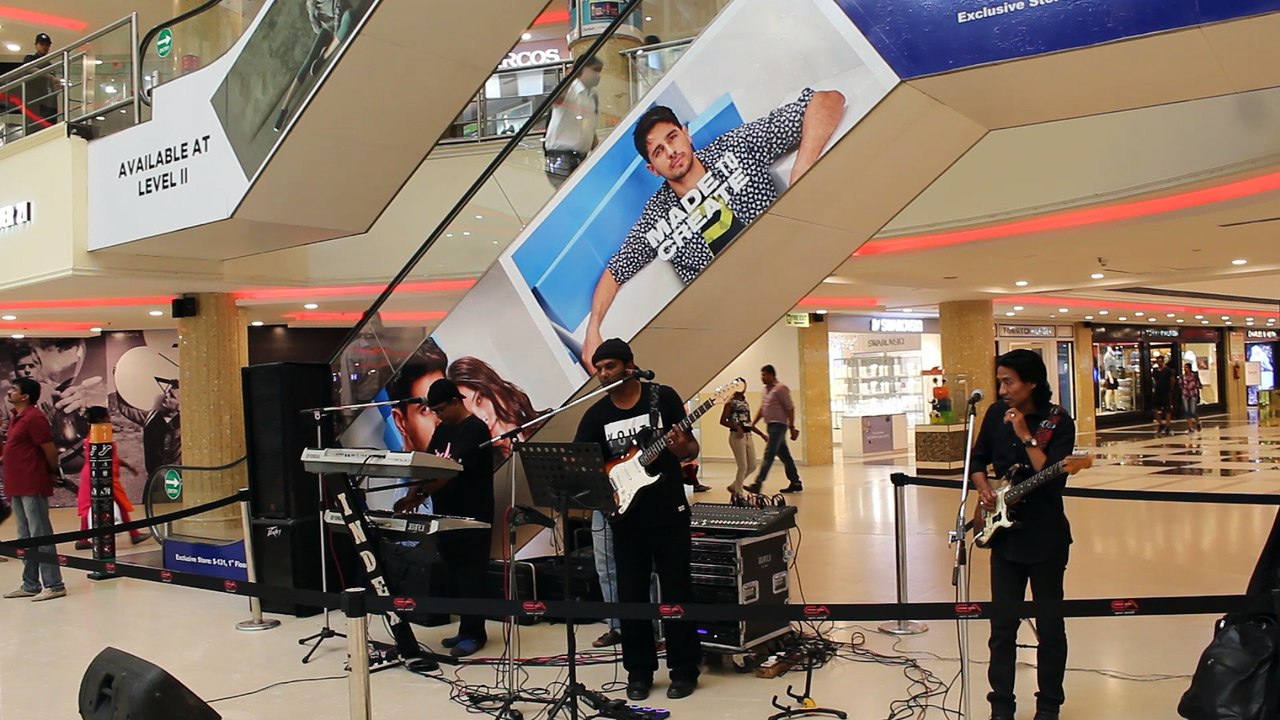 Index Band playing in Express Avenue Mall,Chennai PART-2