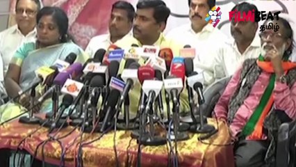 முரளிதரராவை சந்தித்த பின் வரலட்சுமி சரத்குமார் பேட்டி