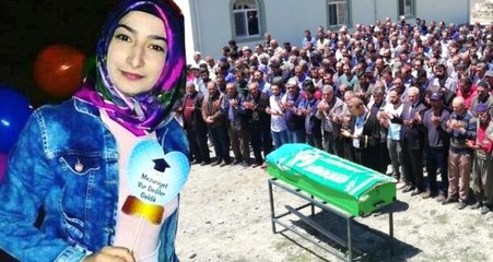 Kazada Hayatını Kaybeden Genç Kız Son Yolculuğuna Uğurlandı