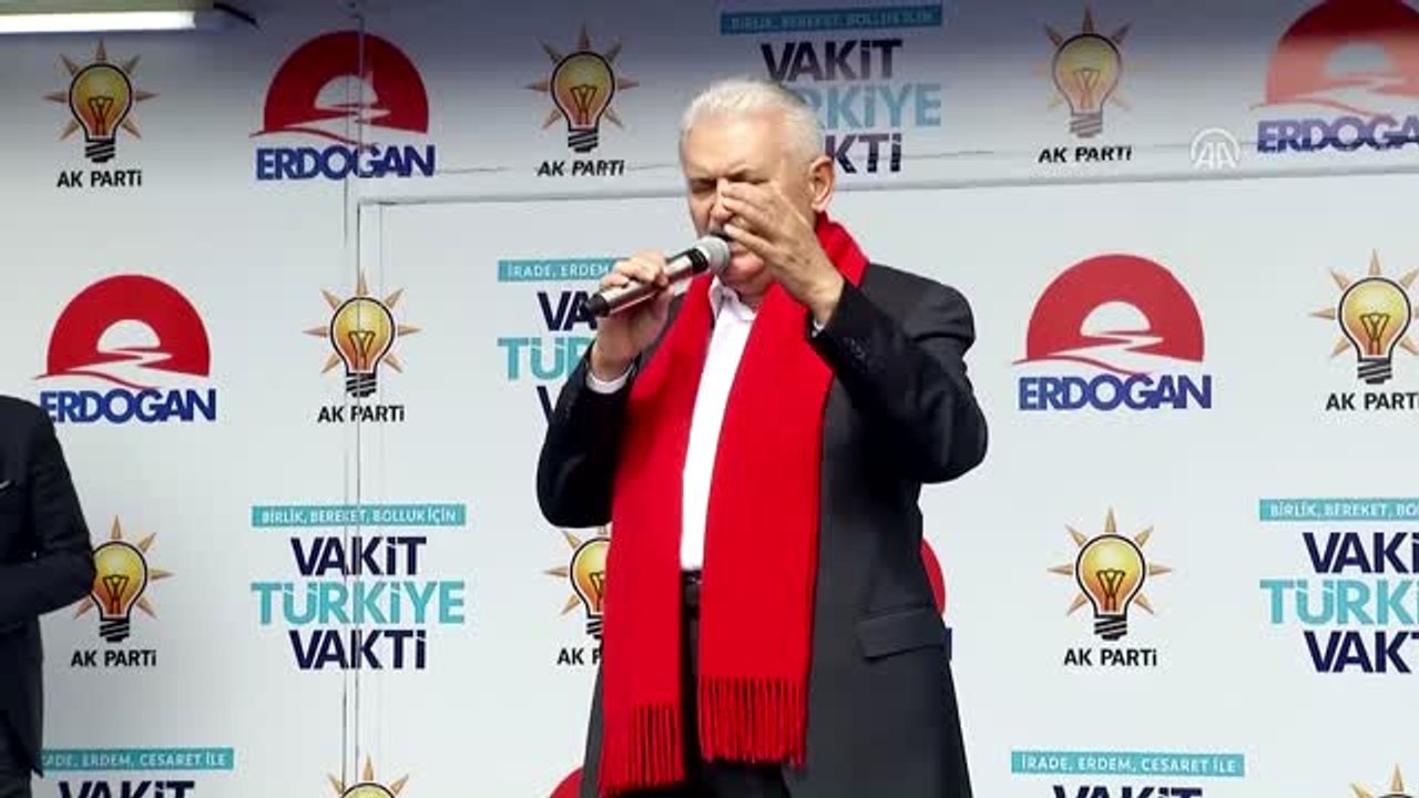 Başbakan Yıldırım: "Bu PKK Bölücü Terör Örgütünün Kürt Kardeşlerimle İlgili Bir Derdi Yok"