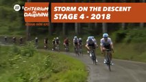Storm on the descent - Étape 4 / Stage 4 (Chazey-sur-Ain / Lans-en-Vercors) - Critérium du Dauphiné 2018