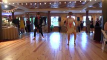 Happy wedding the best  GANGNAM STYLE ,Mother and son perform epic wedding dance