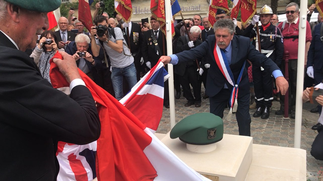 Inauguration d’une stèle à la mémoire du commando Kieffer