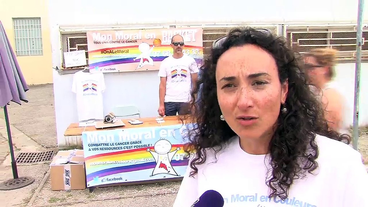 Céline Jauras au micro de Michel Montagne