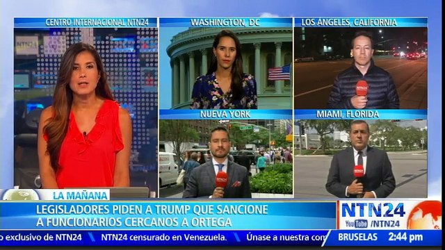 Legisladores en EE. UU. pidieron sancionar a funcionarios cercanos al presidente de Nicaragua