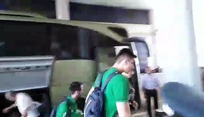 Η άφιξη του Παναθηναϊκού στο ΣΕΦ (7/6)