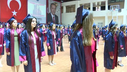 Hemşirelik bölümü mezunlarının diploma heyecanı - ANKARA