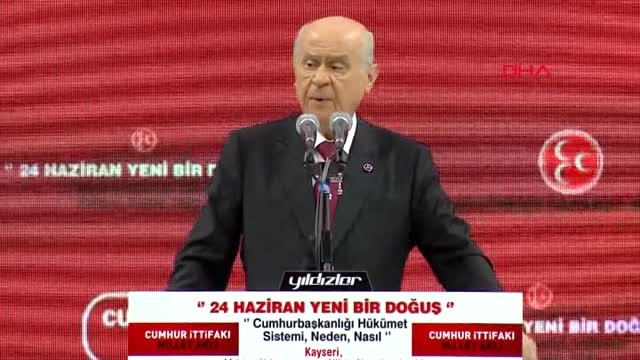 Kayseri MHP Lideri Devlet Bahçeli Cumhur İttifakı Mitinginde Konuştu 3