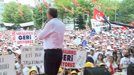Muharrem İnce: 'Bu büyük sorunları bu yorgun adam çözemez'