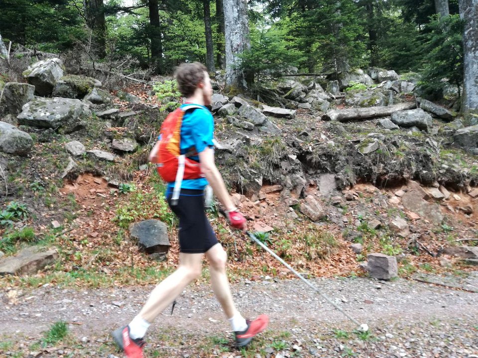 Une sortie trail avec un coureur non-voyant dans les Vosges