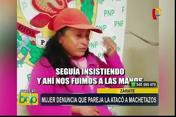 Zárate: mujer denuncia que fue atacada a machetazos por su pareja