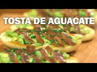 Tosta de aguacate | Aperitivo saludable
