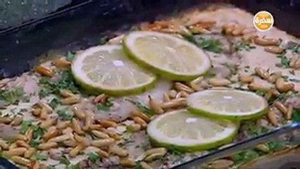 بالفيديو طاجن السمك بالطحينية من غادة التلي