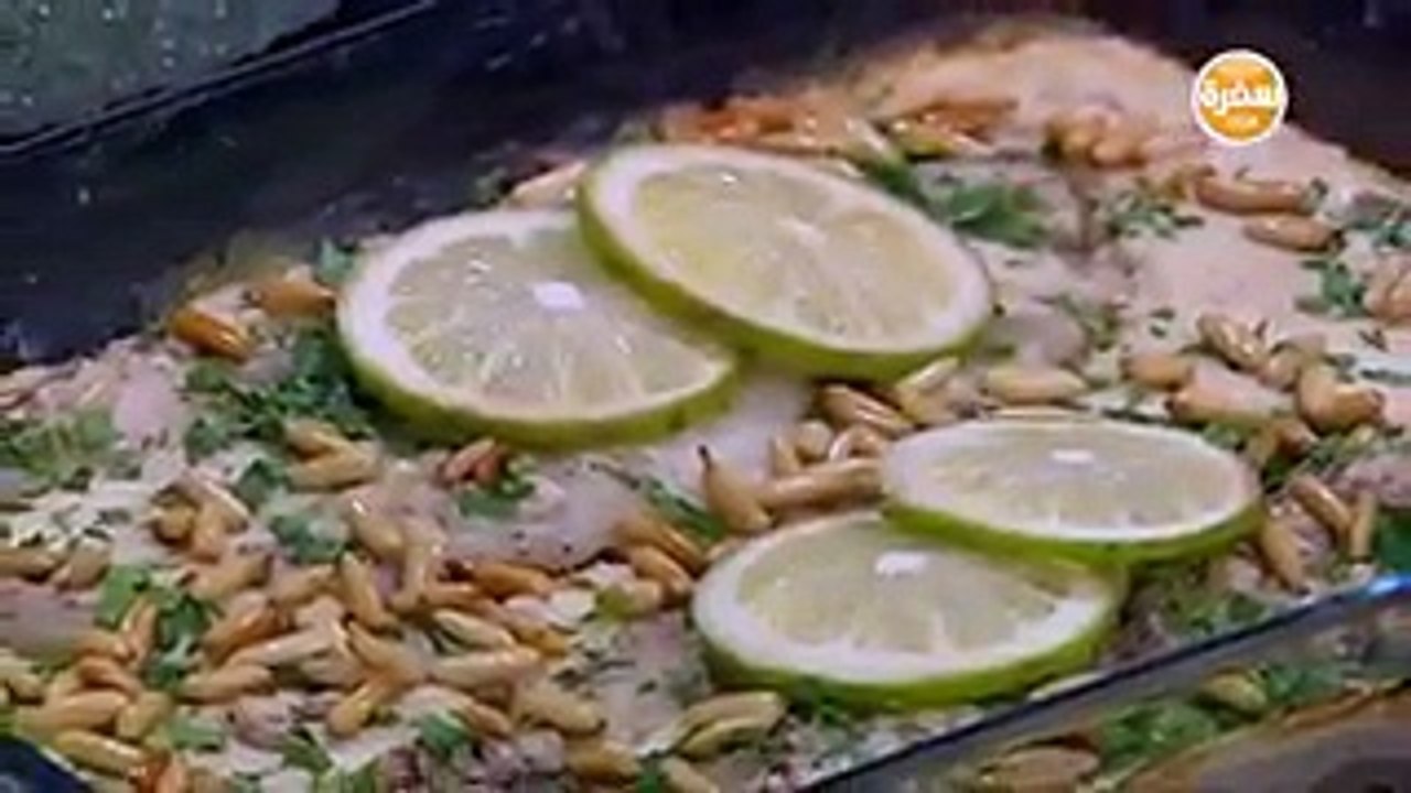 بالفيديو طاجن السمك بالطحينية من غادة التلي