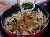 بالفيديو طريقة تحضير فتة الدجاج