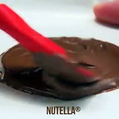 طريقة عمل بان كيك بالنوتيلا بالفيديو