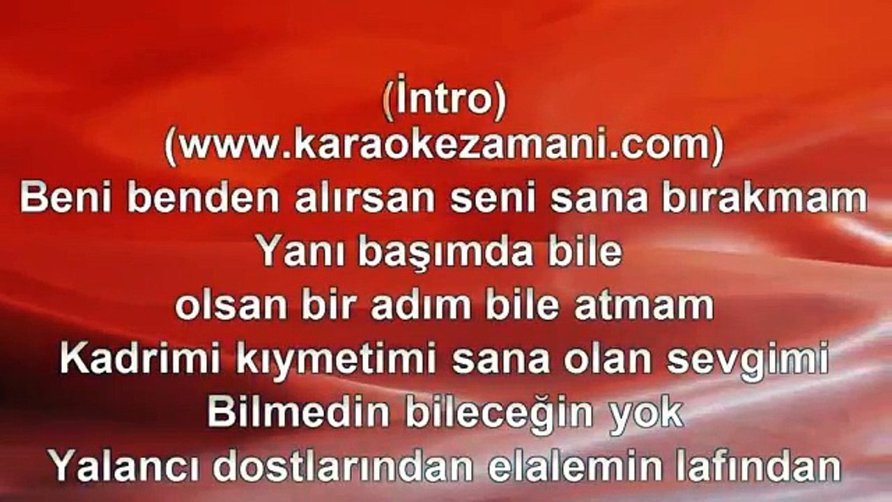 İbrahim Tatlıses   Seni Sana Bırakmam   2003 TÜRKÇE KARAOKE