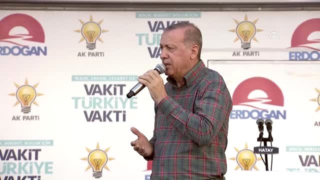 Cumhurbaşkanı Erdoğan: Hatay Bizim Namusumuzdur, Muhakkak Hatay'ı Ayağa Kaldıracağız