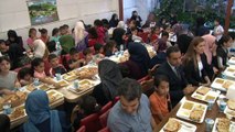 Suriyeli öksüz, yetim ve mülteci Türkmen ailelere iftar düzenlendi